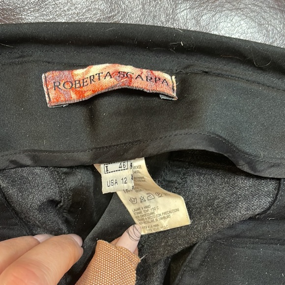 Roberta Scarpa wool tuxedo skirt 12 - Picture 9 of 15